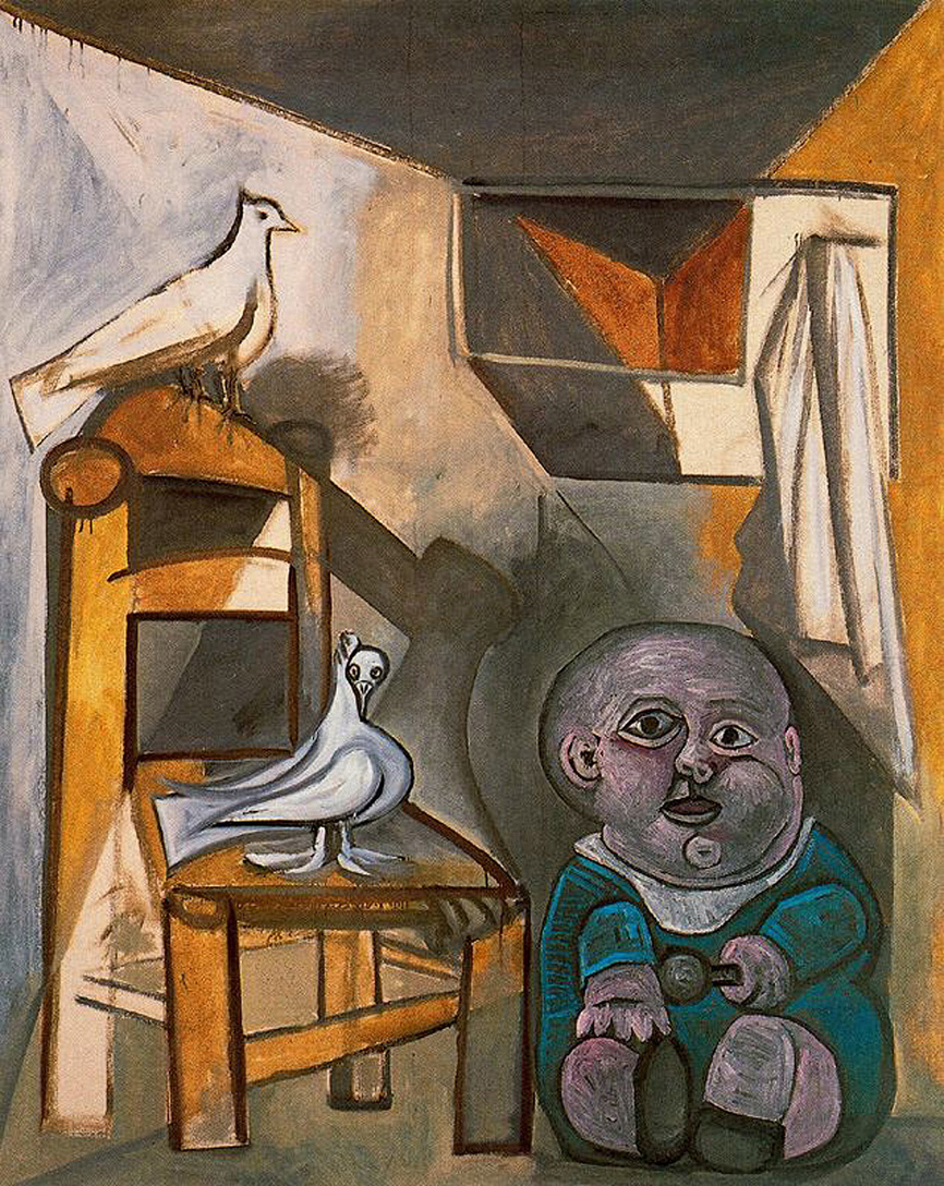 Picasso A child with pigeons 1943